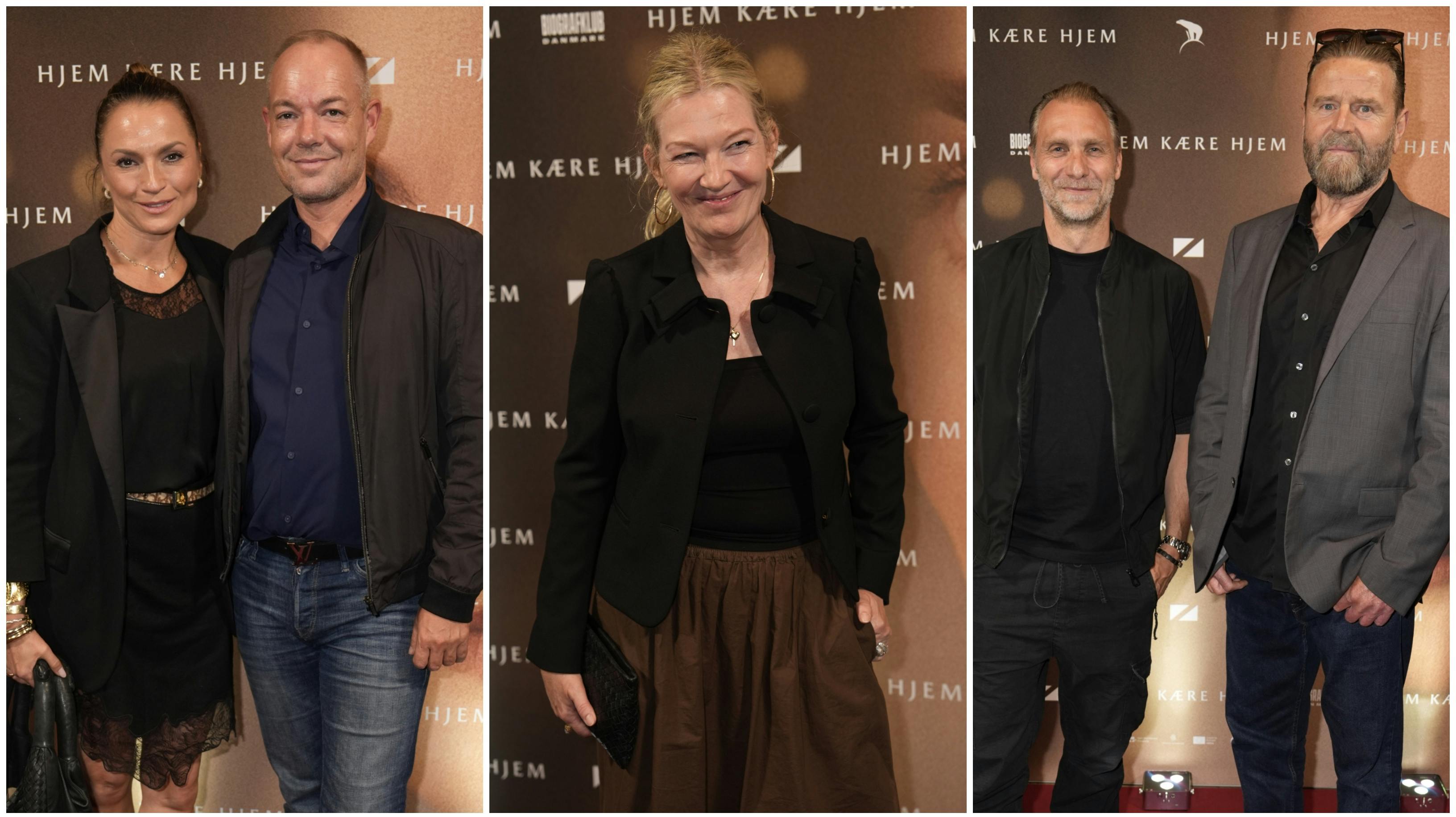 Gæster til gallapremieren på "Hjem kære hjem".