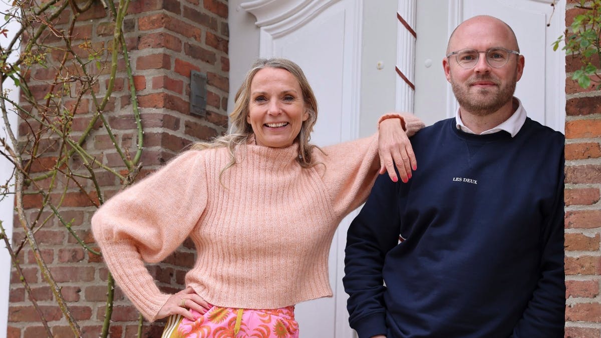 Kristine Virén med "Hammerslag"-makkeren Lars Lyng. 