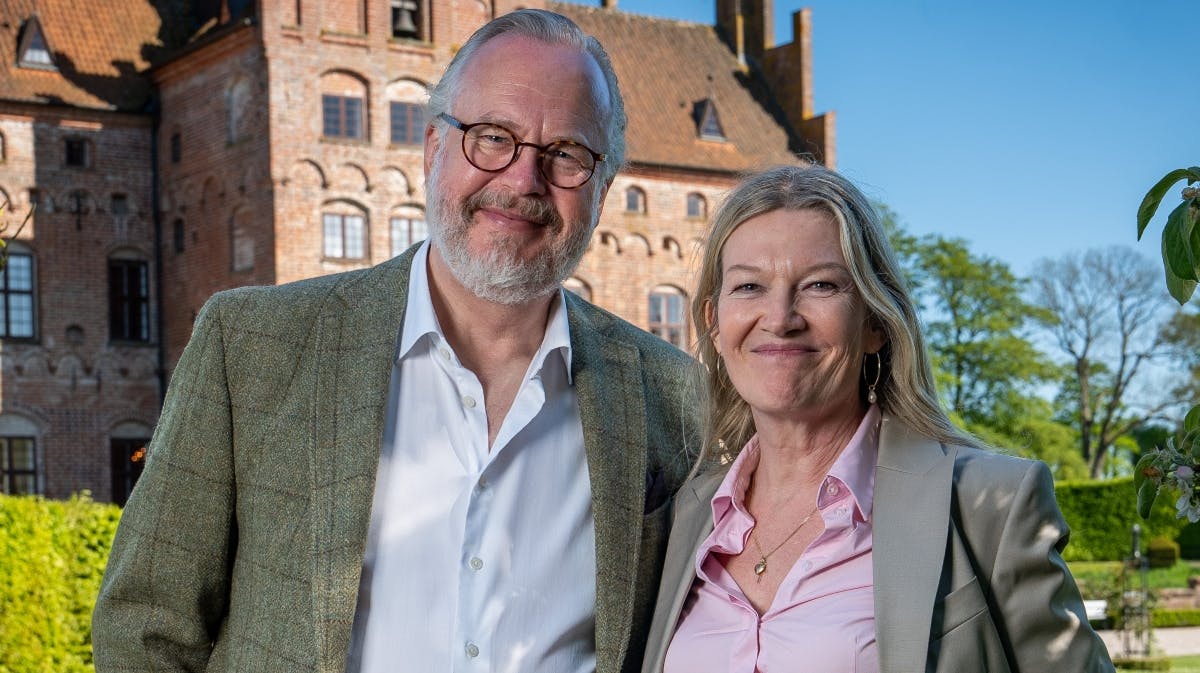 Grev Michael Ahlefeldt-Laurvig-Bille og Anne-Grethe Bjarup Riis