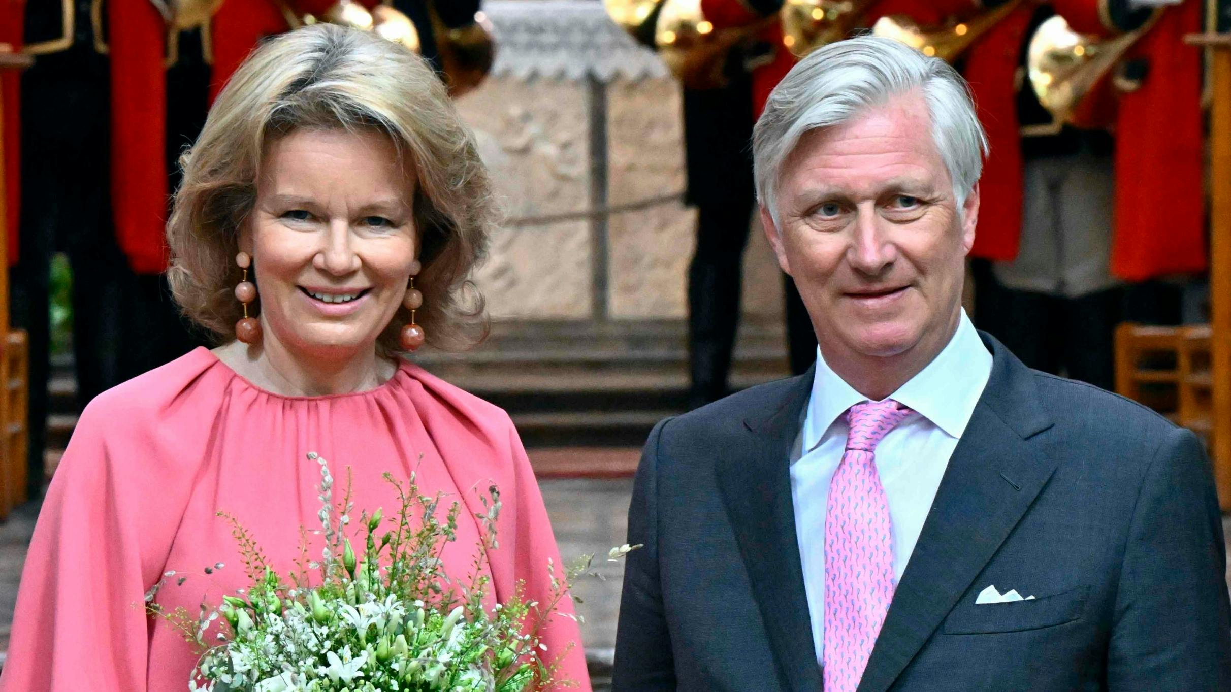 Dronning Mathilde og kong Philippe.&nbsp;