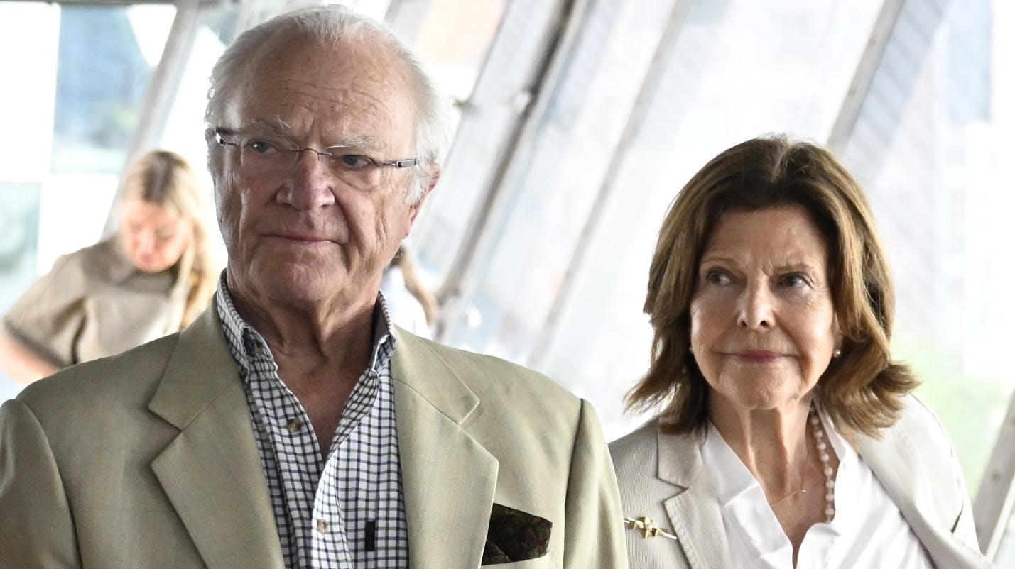 Kong Carl Gustaf og dronning Silvia. 