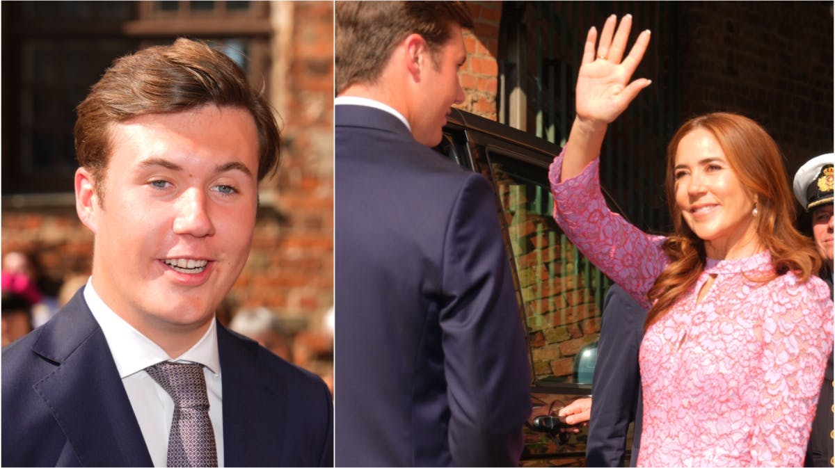 Kronprins Christian og dronning Mary 