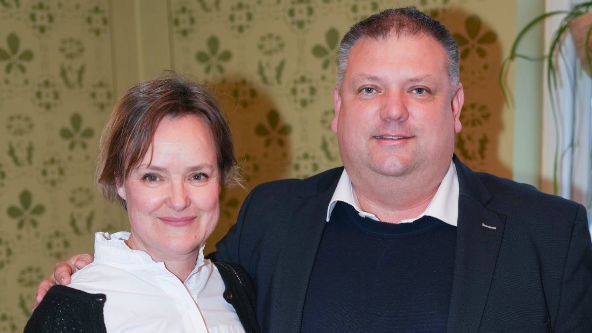 Anders Gerner Frost og hustruen Stine
