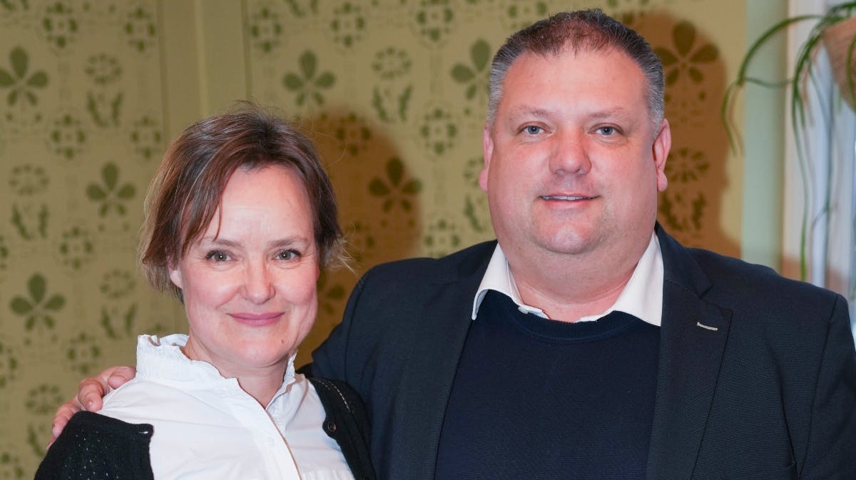 Anders Gerner Frost og hustruen Stine