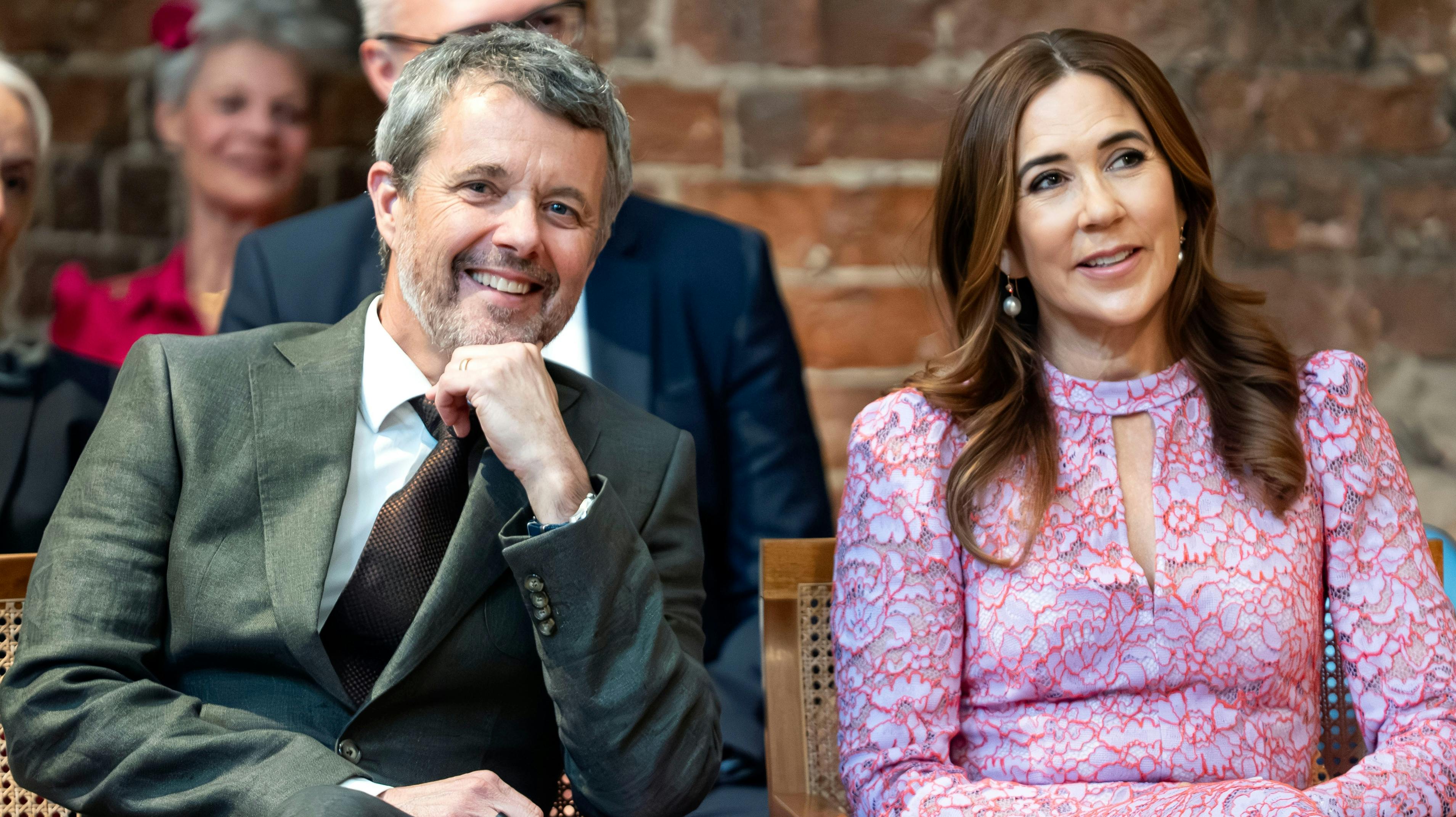 Kong Frederik og dronning Mary.