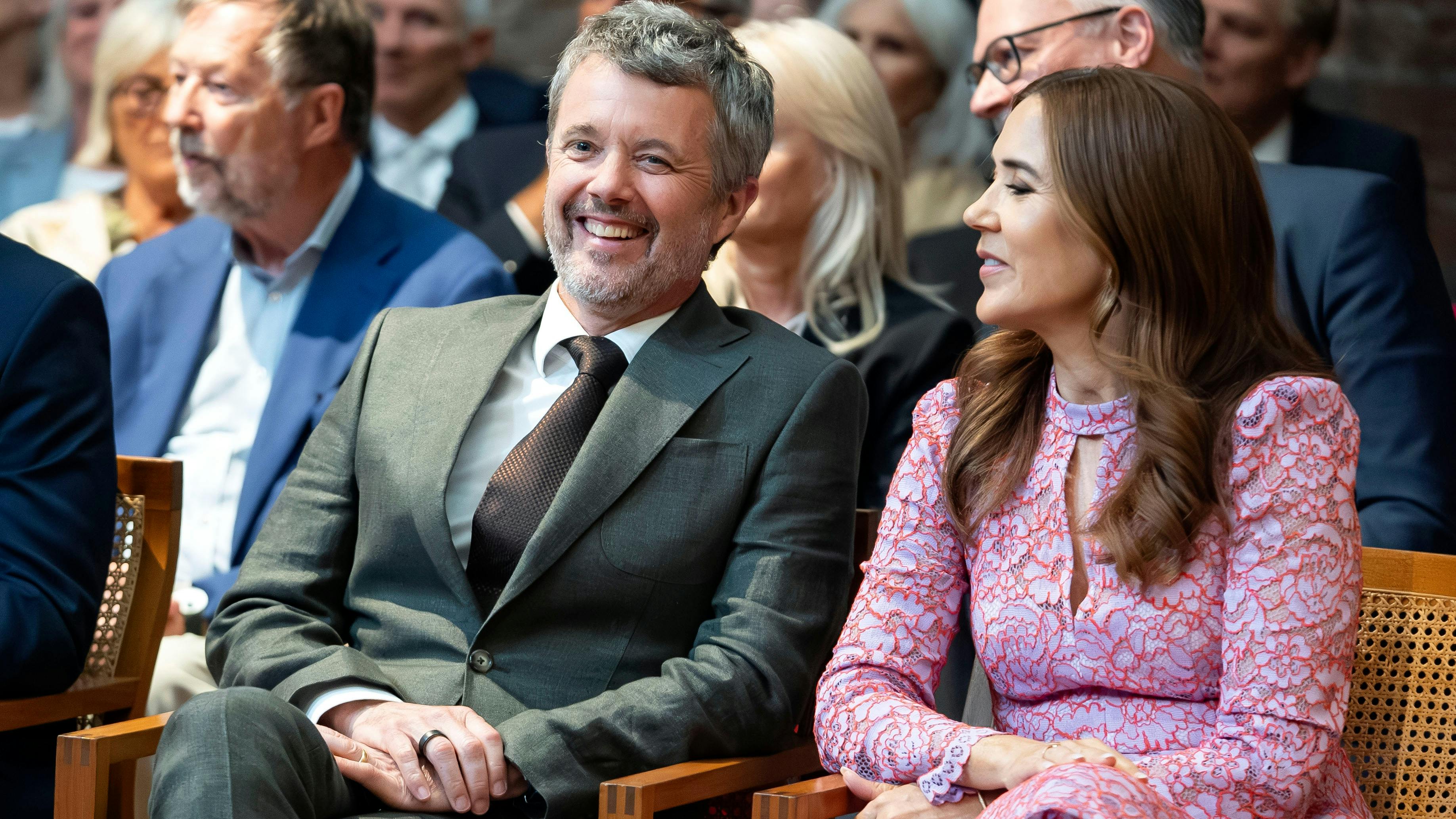 Kong Frederik og dronning Mary. 