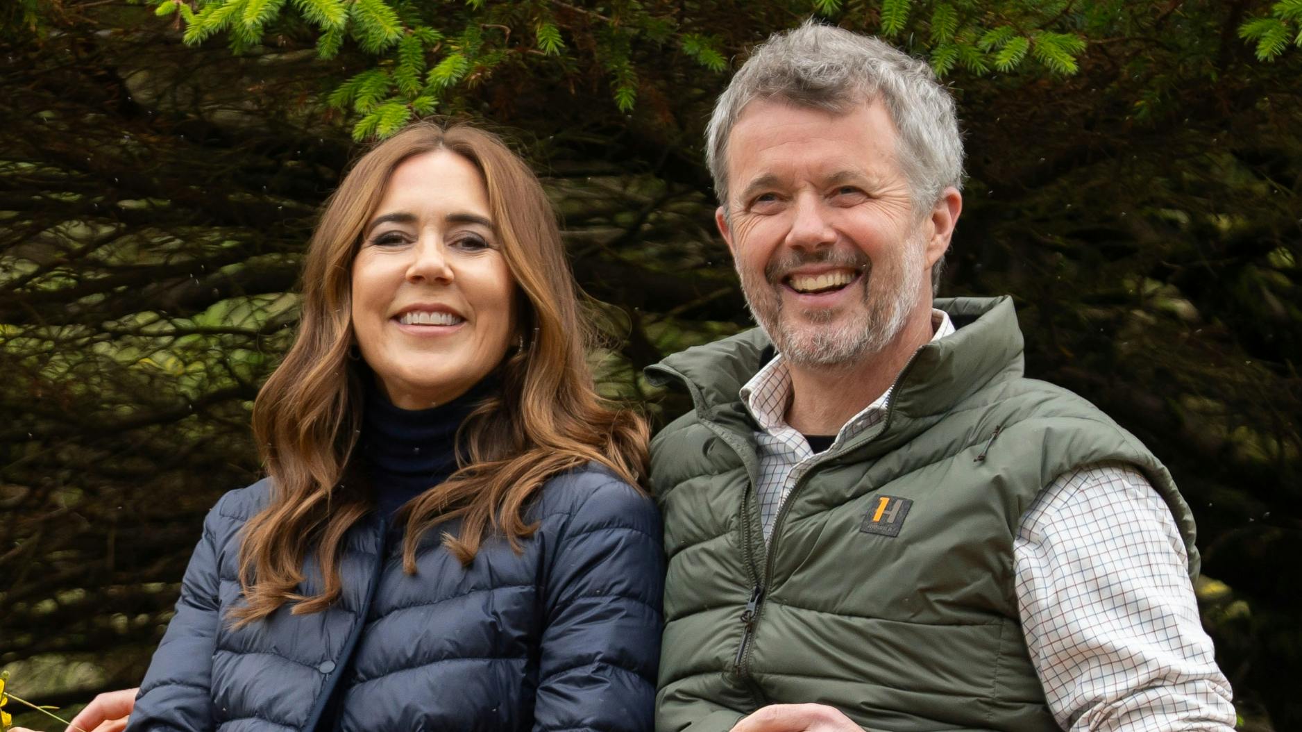 Dronning Mary og kong Frederik.