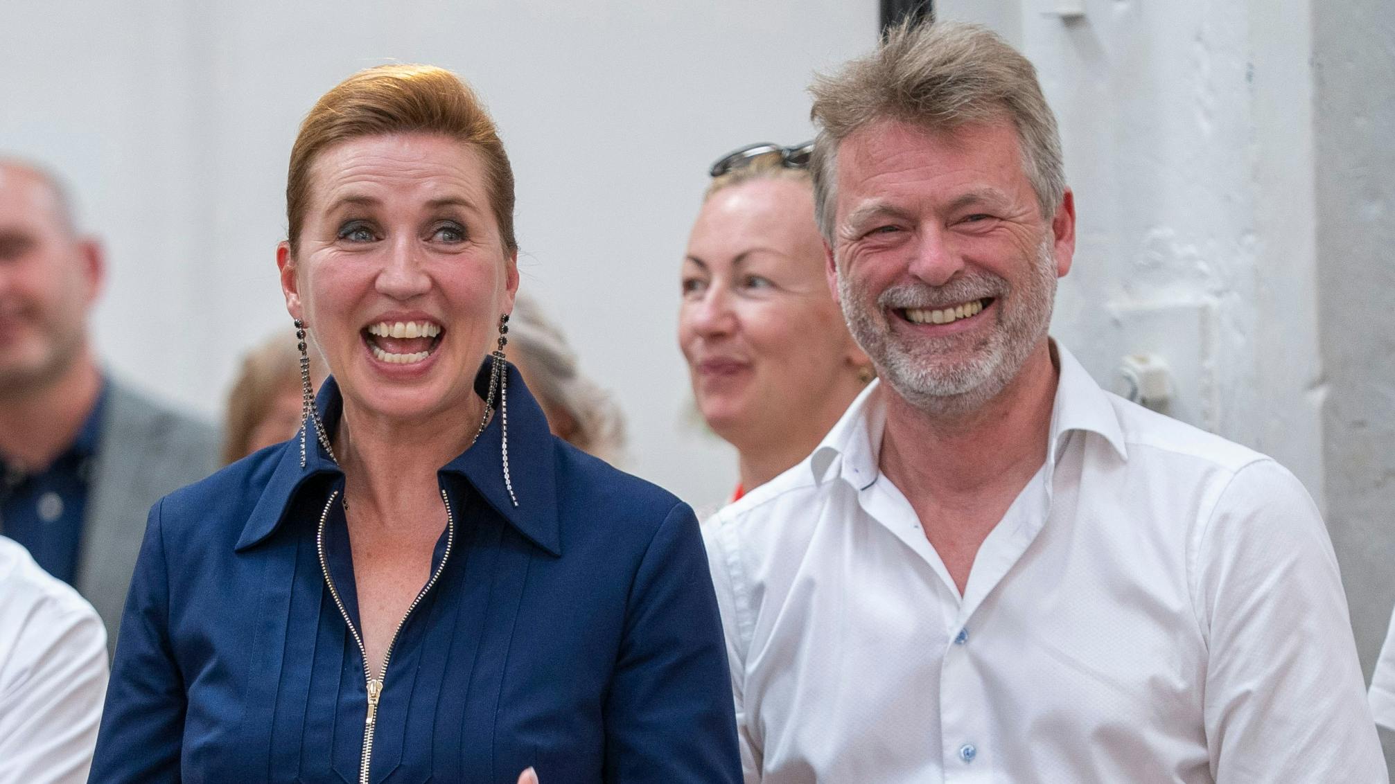 Mette Frederiksen og ægtemanden Bo Tengberg. 