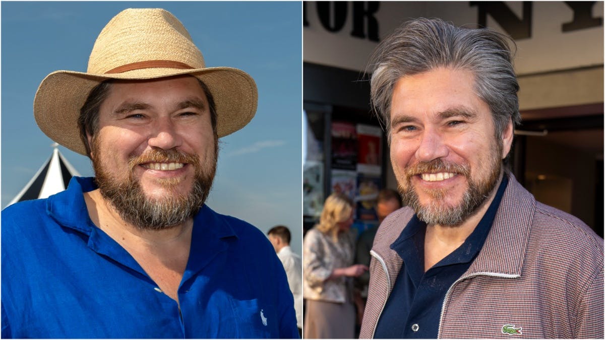 Rasmus Bjerg i henholdsvis 2024 og 2025.&nbsp;