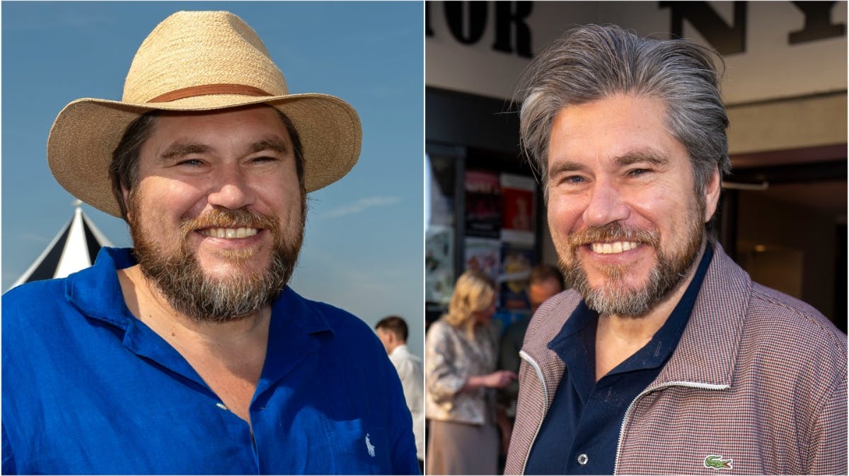 Rasmus Bjerg i henholdsvis 2024 og 2025. 