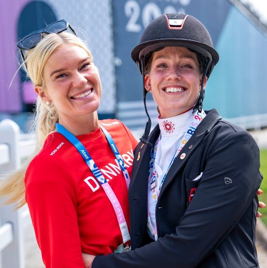 Rasmine og Cathrine Laudrup-Dufour.