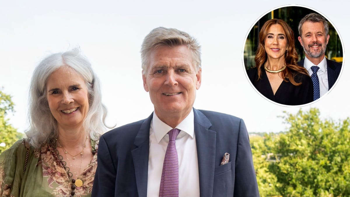 Elisabeth og Christian von Buchwald samt kongeparret. 