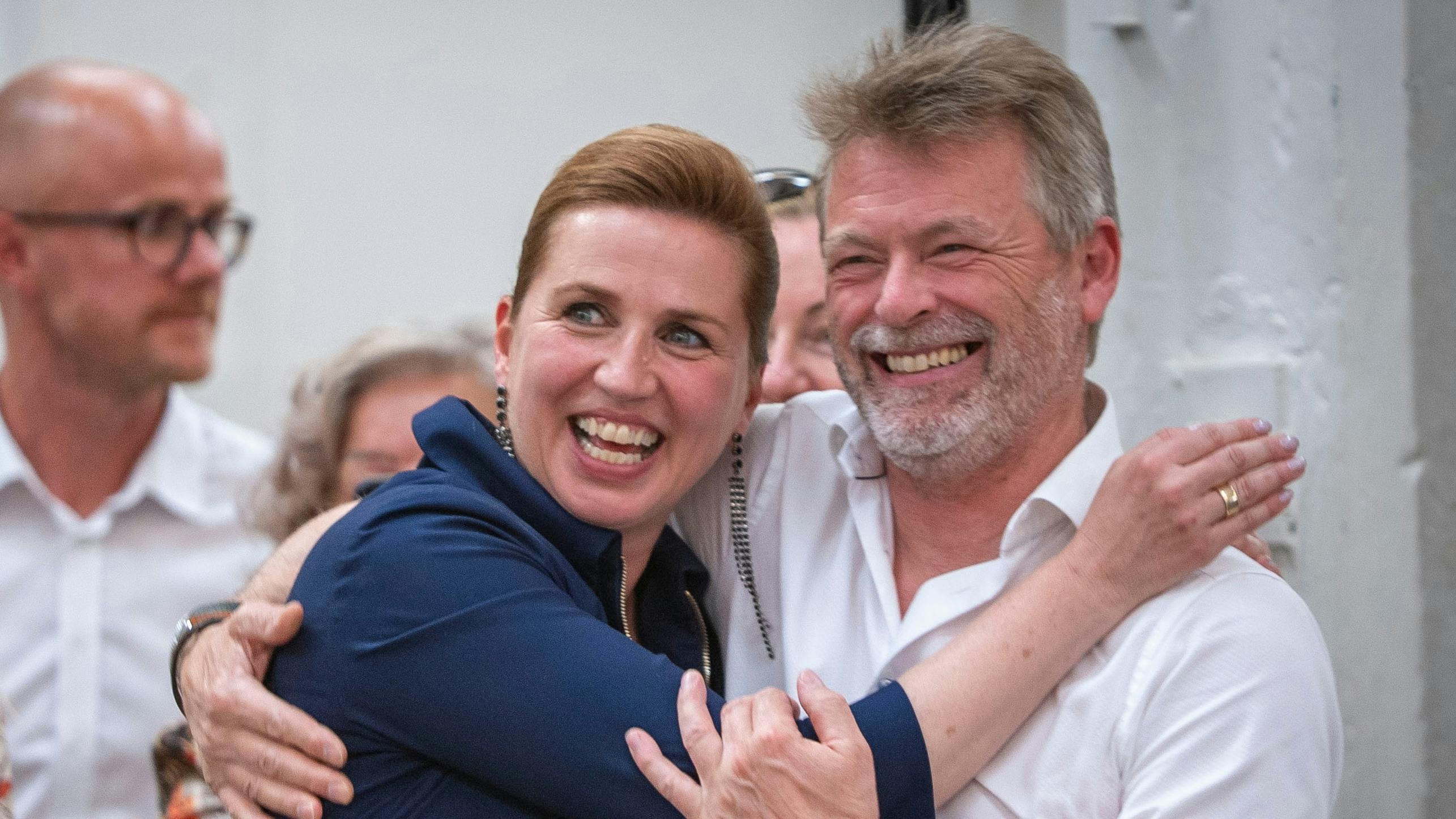 Mette Frederiksen og Bo Tengberg. 