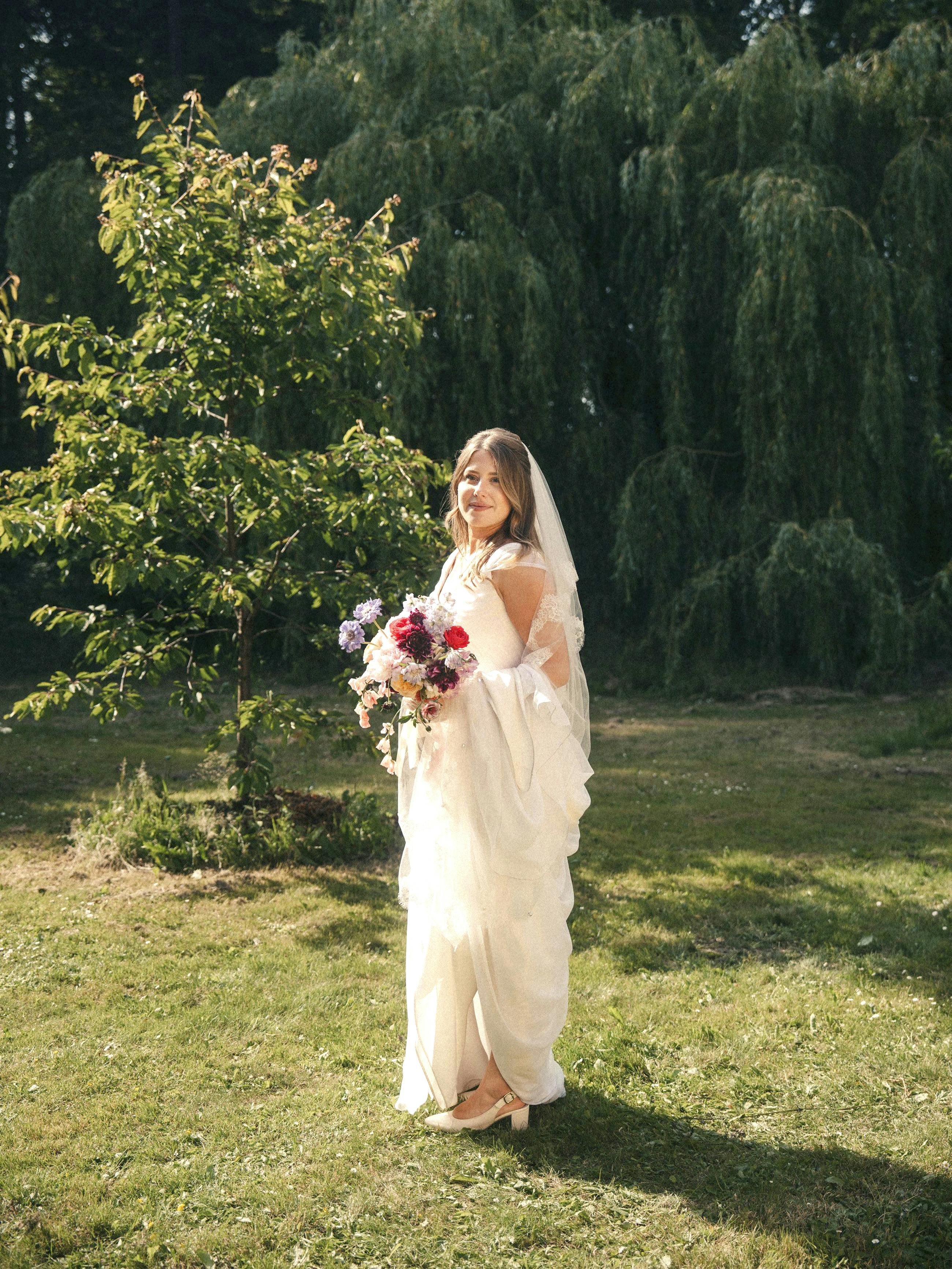 Billeder fra Maria Fantinos bryllup 21. juni 2025. Billederne må først bruges fra 26. juni.