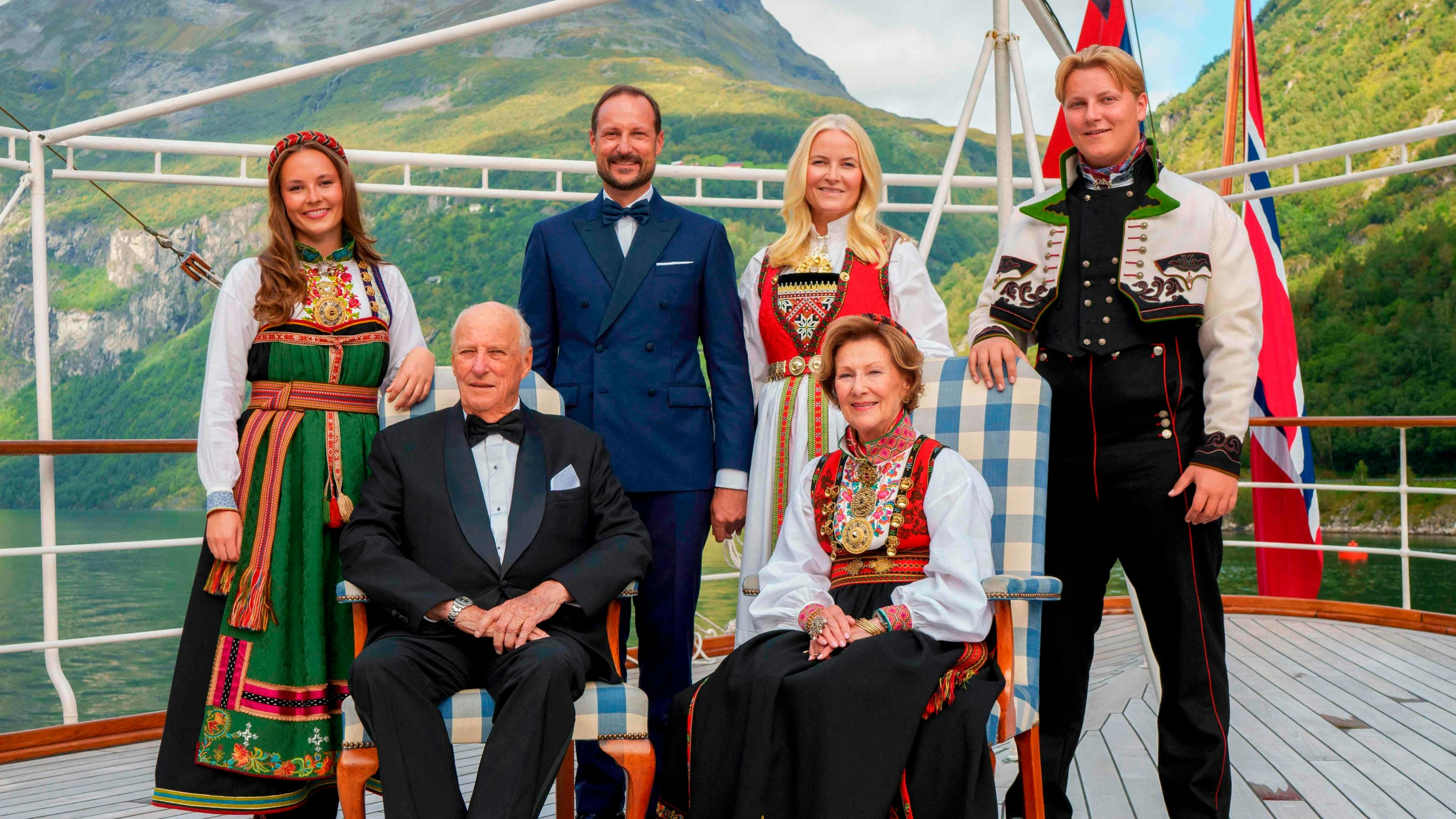 Den norske kongefamilie.