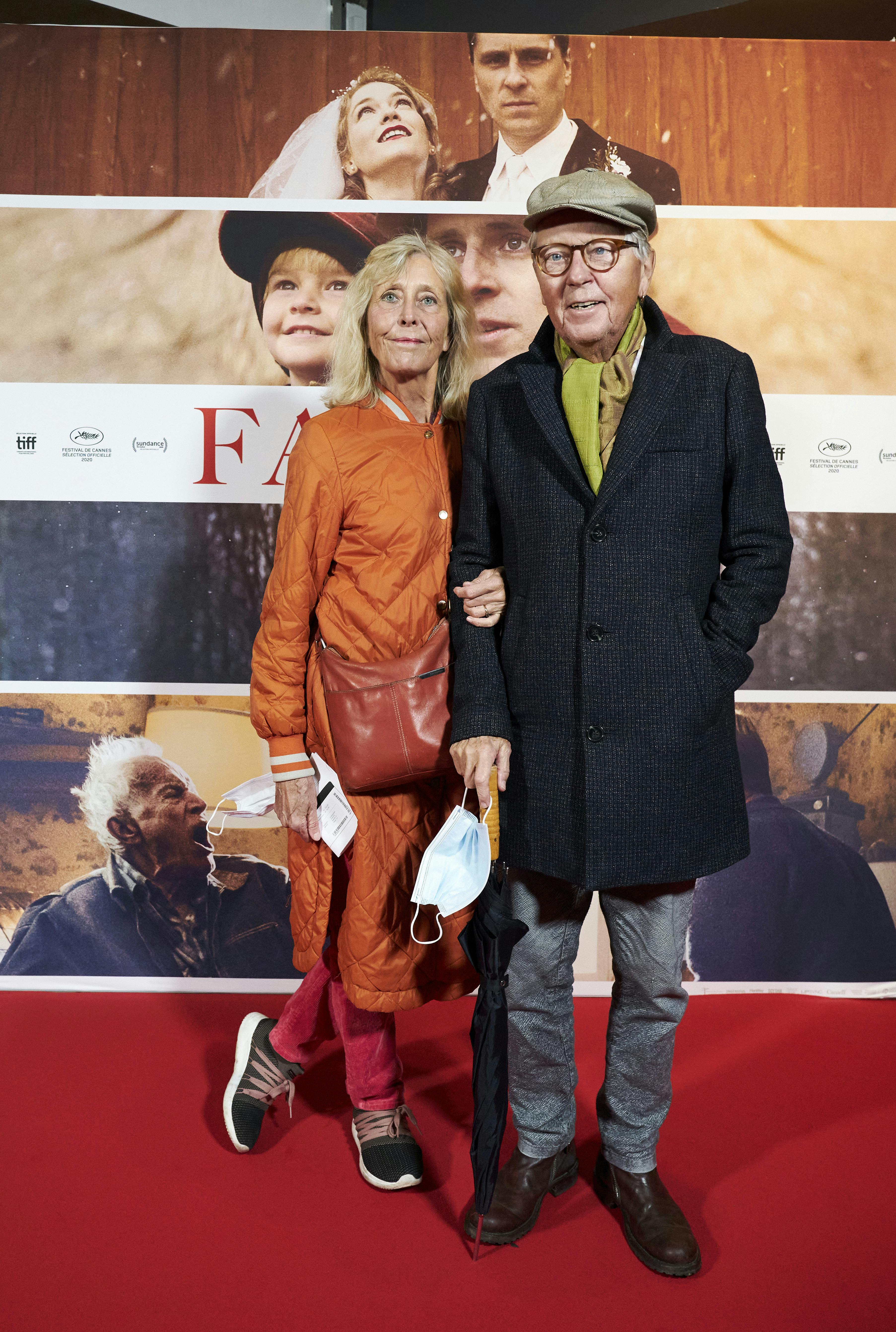 Katrine Jensenius og Wili Jønsson til en premiere i 2020.