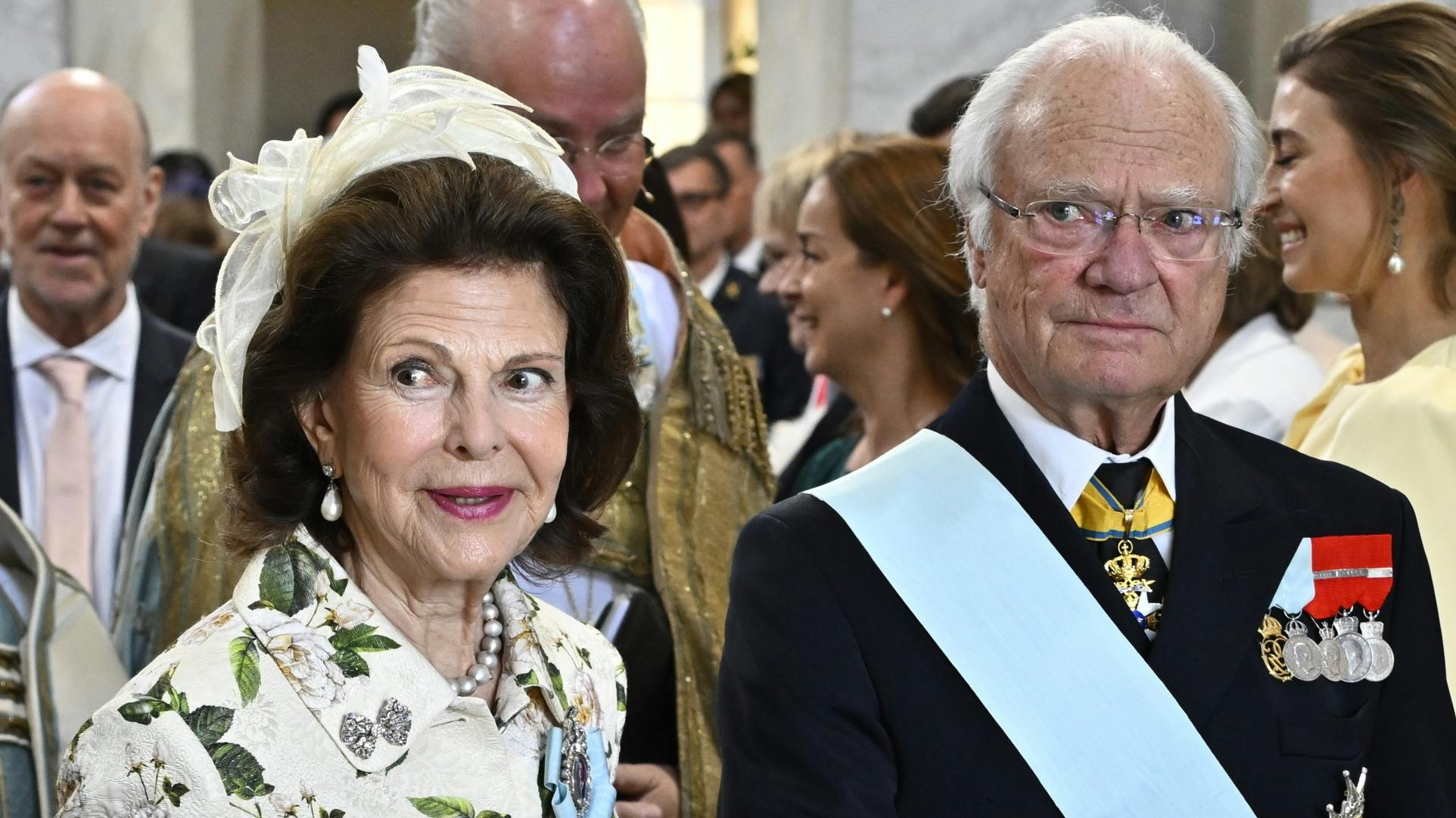 Dronning Silvia og kong Carl Gustaf.&nbsp;