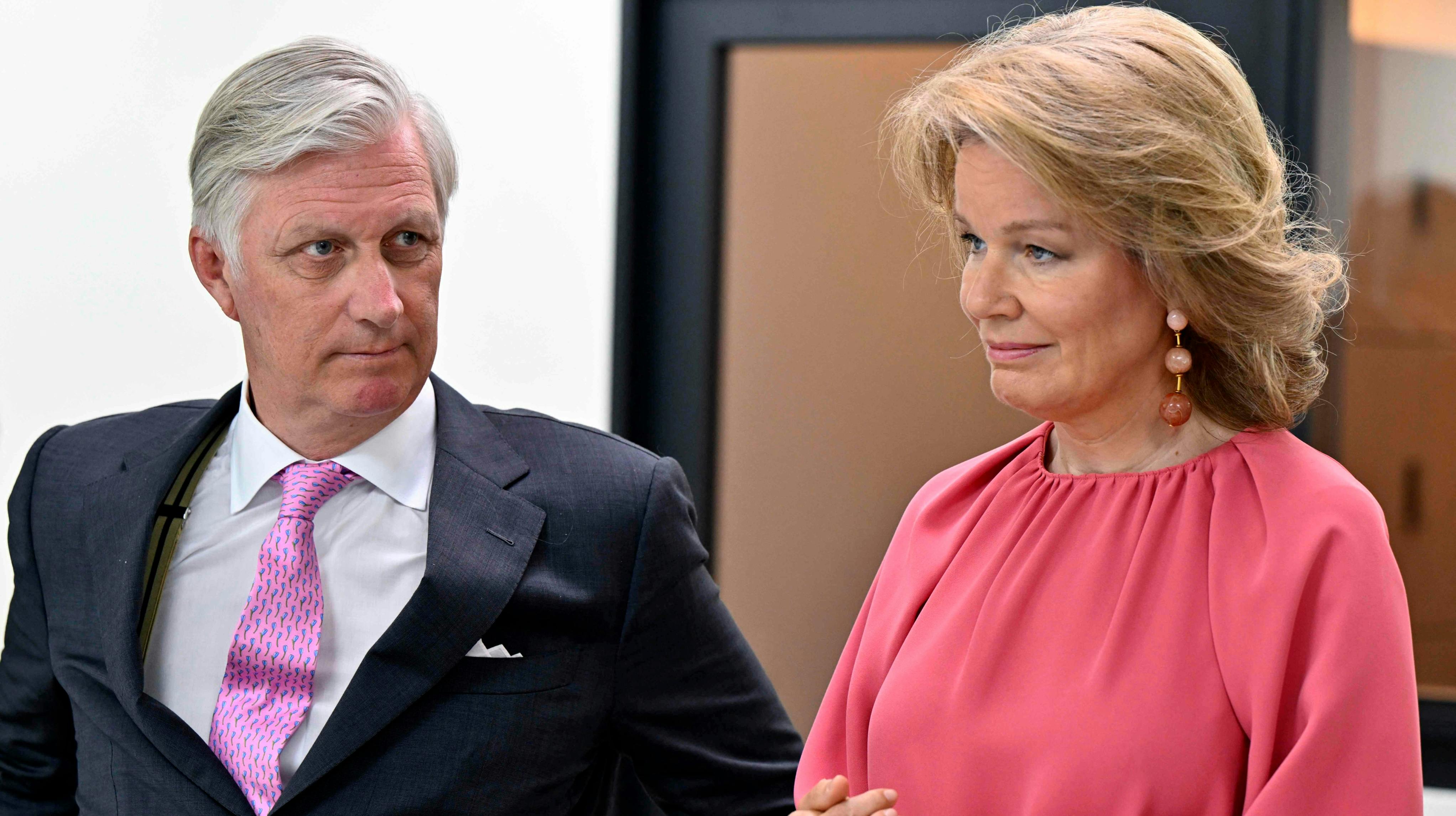 Kong Philippe og dronning Mathilde.