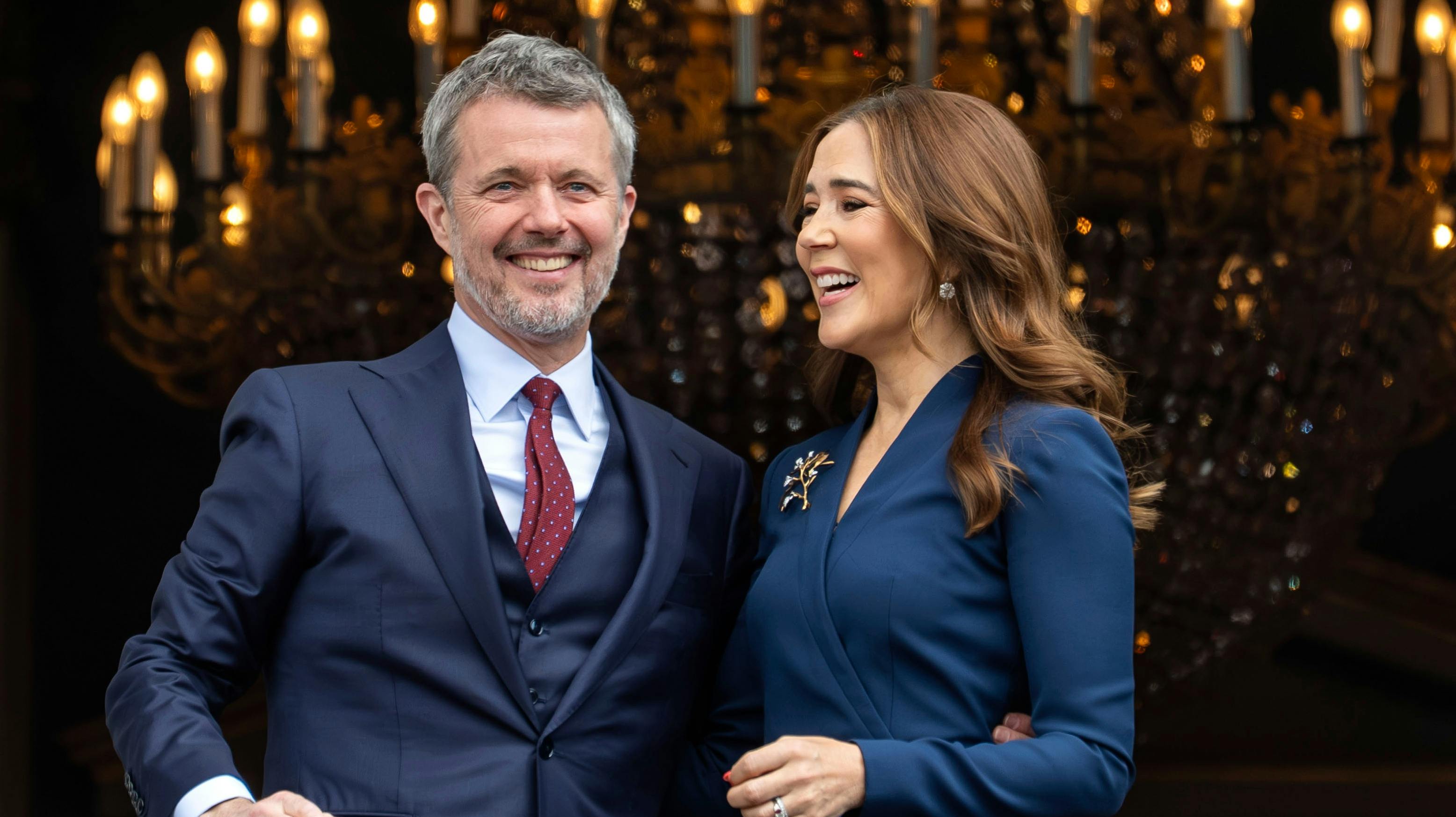 Kong Frederik og dronning Mary.