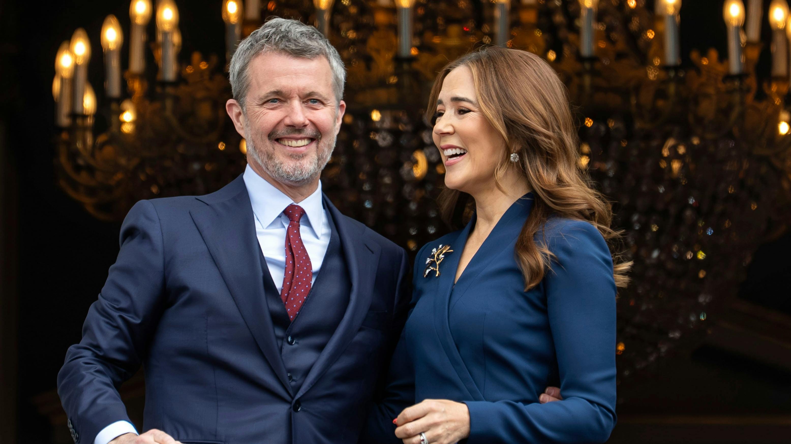 Kong Frederik og dronning Mary.