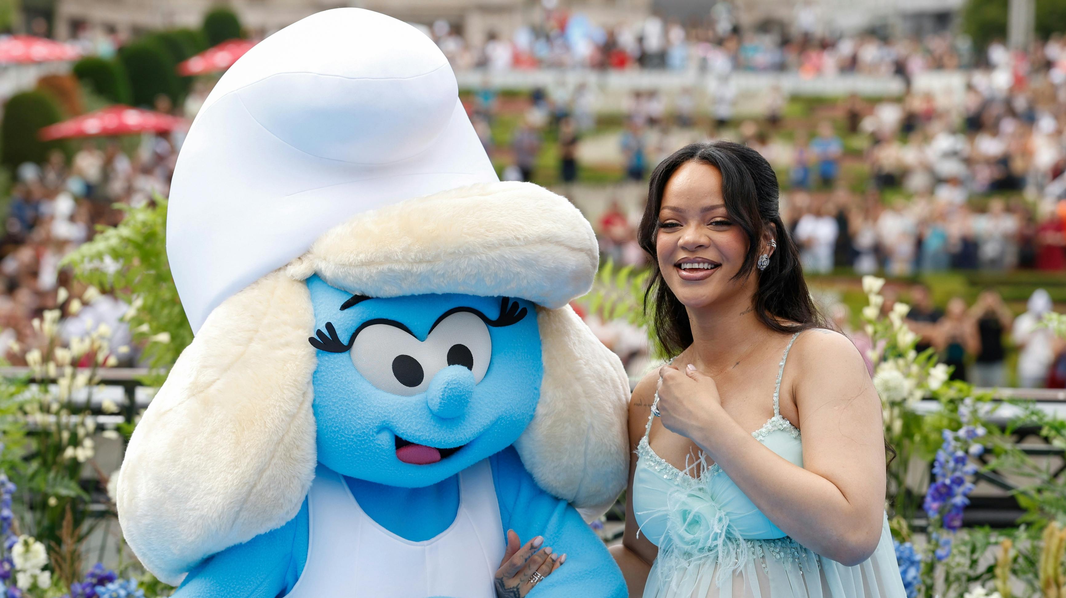 Smølfine og Rihanna. 