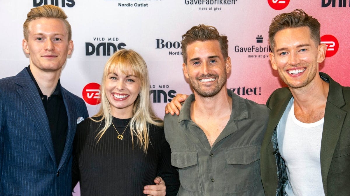Albert Rosin Harson, Jenna Bagge, Frederik Haun og Morten Kjeldgaard. 
