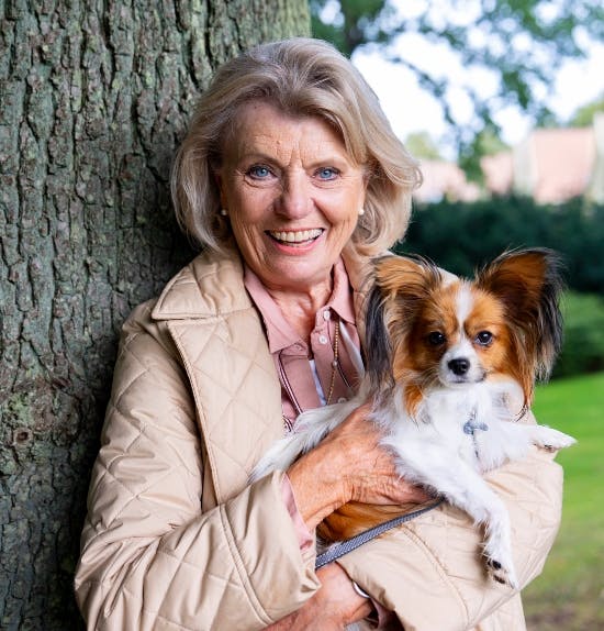 Anne Laxholm med Bella.