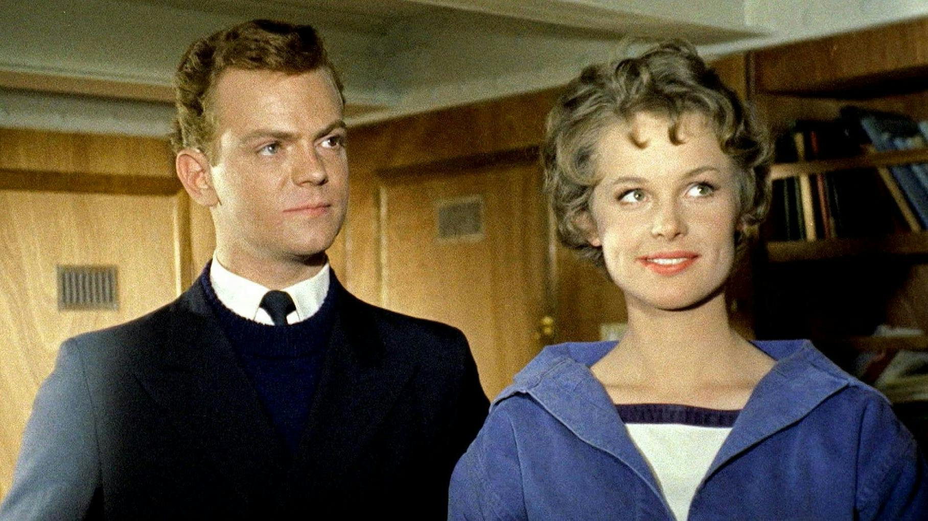 Ebbe Langberg og Ghita Nørby i ”Sømand i knibe” i 1960. 