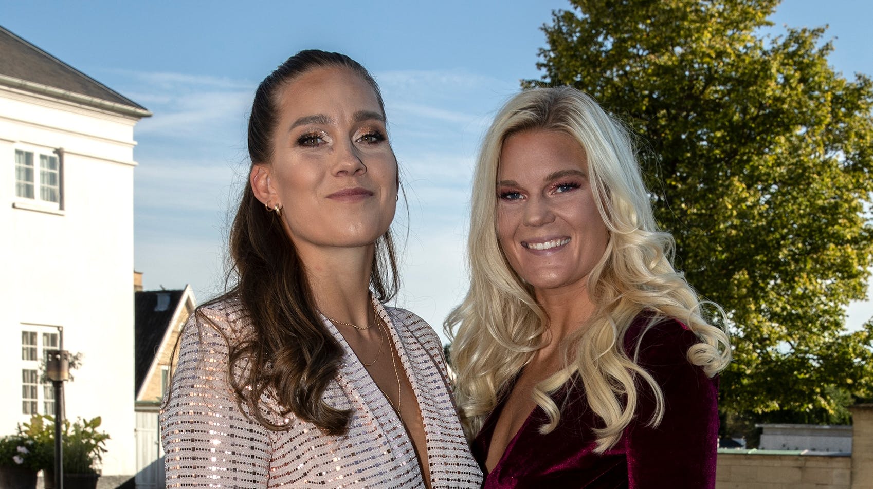 Cathrine og Rasmine Laudrup-Dufour.