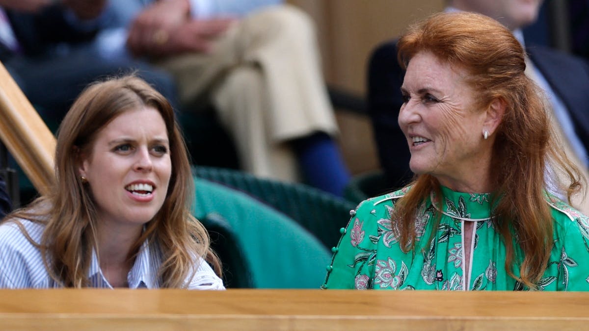 Prinsesse Beatrice og hertuginde Sarah Ferguson.&nbsp;