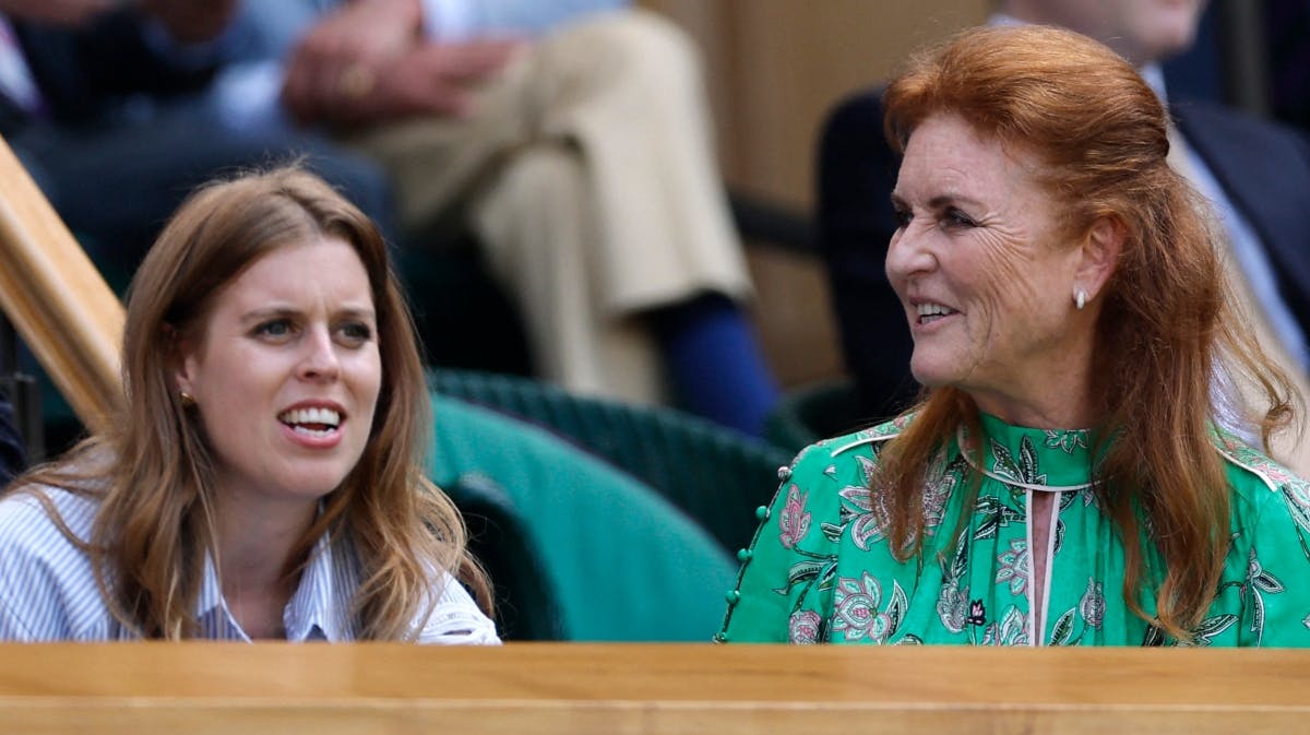 Prinsesse Beatrice og hertuginde Sarah Ferguson. 