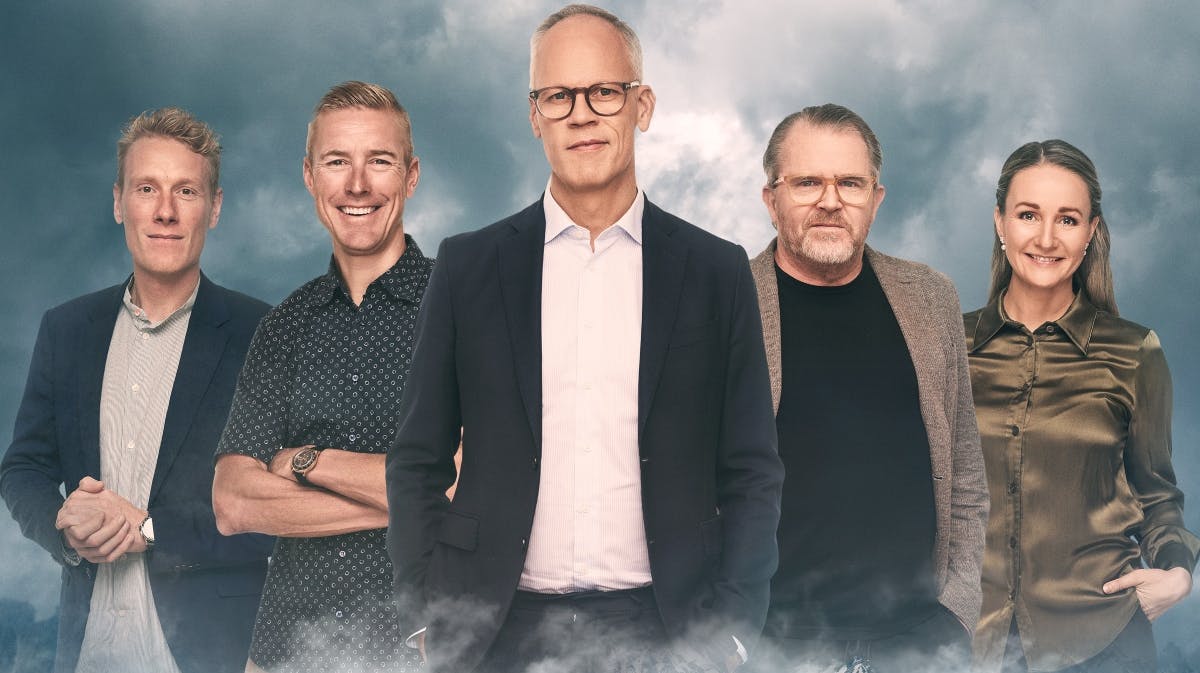 Christian Moberg, Lars Bak, Dennis Ritter, Rolfs Sørensen og Stine Bjerre Mortensen