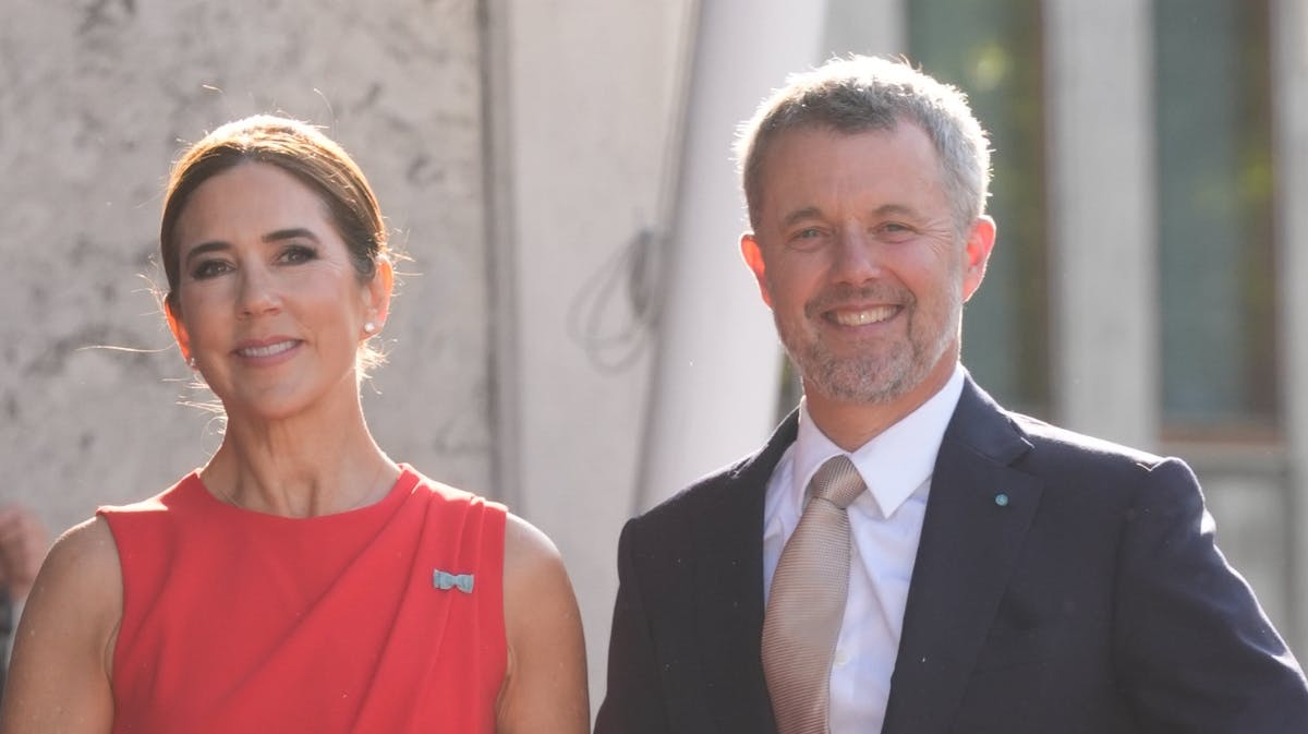 Dronning Mary og kong Frederik.