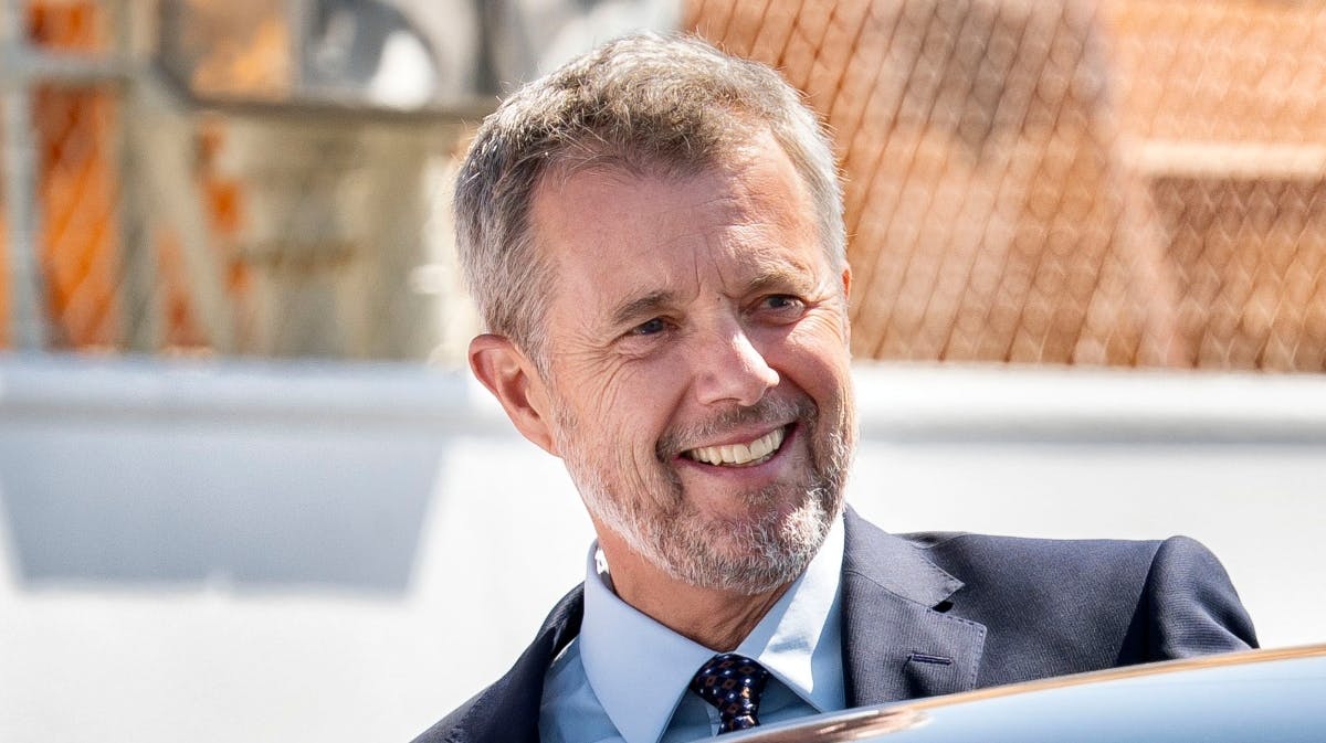 Kong Frederik i Aarhus torsdag.