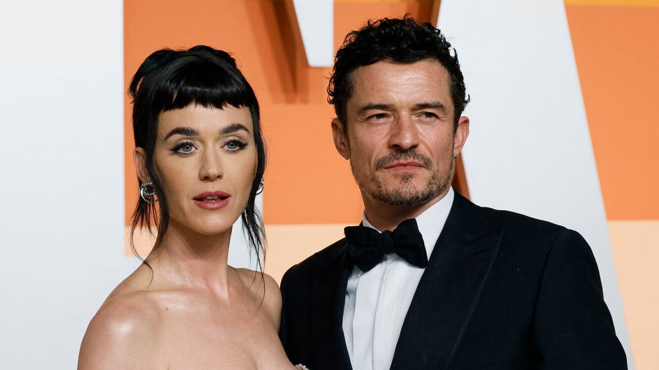 Katy Perry og Orlando Bloom.