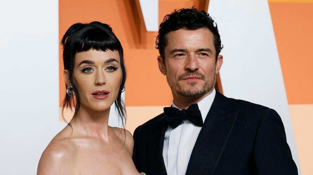 Katy Perry og Orlando Bloom.
