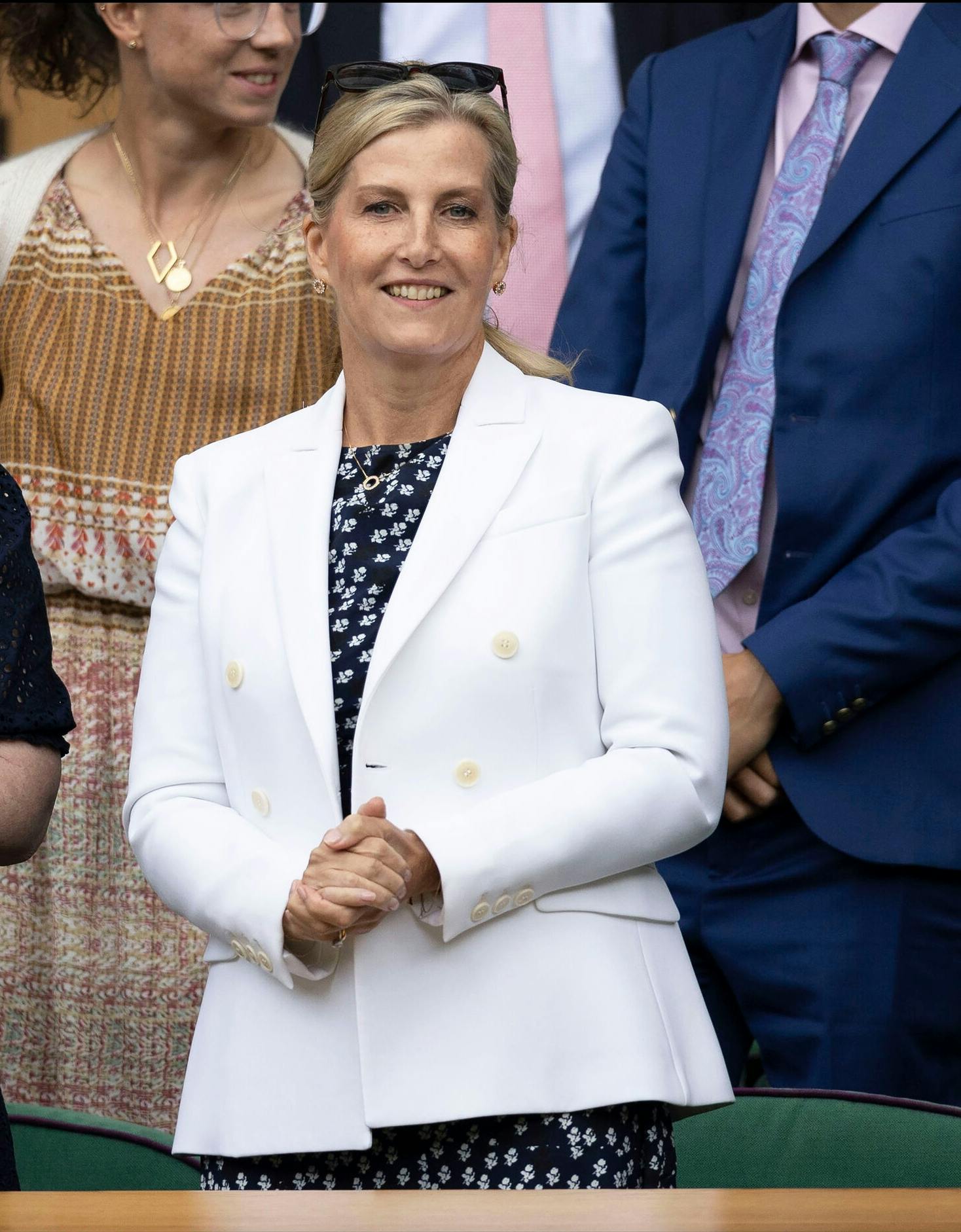 Hertuginde Sophie til Wimbledon i London.
