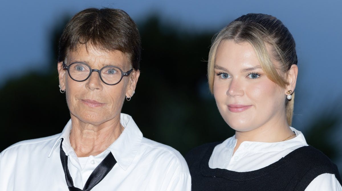 Prinsesse Stéphanie og datteren Camille Gottlieb.