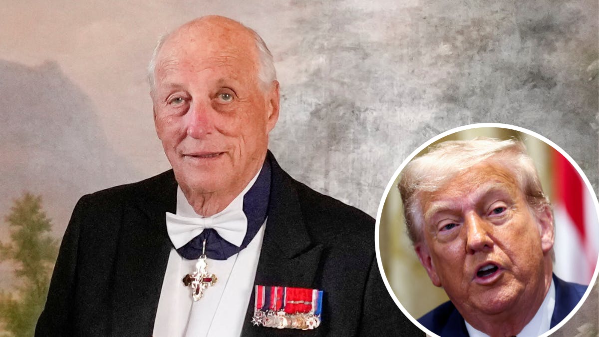 Kong Harald og Donald Trump