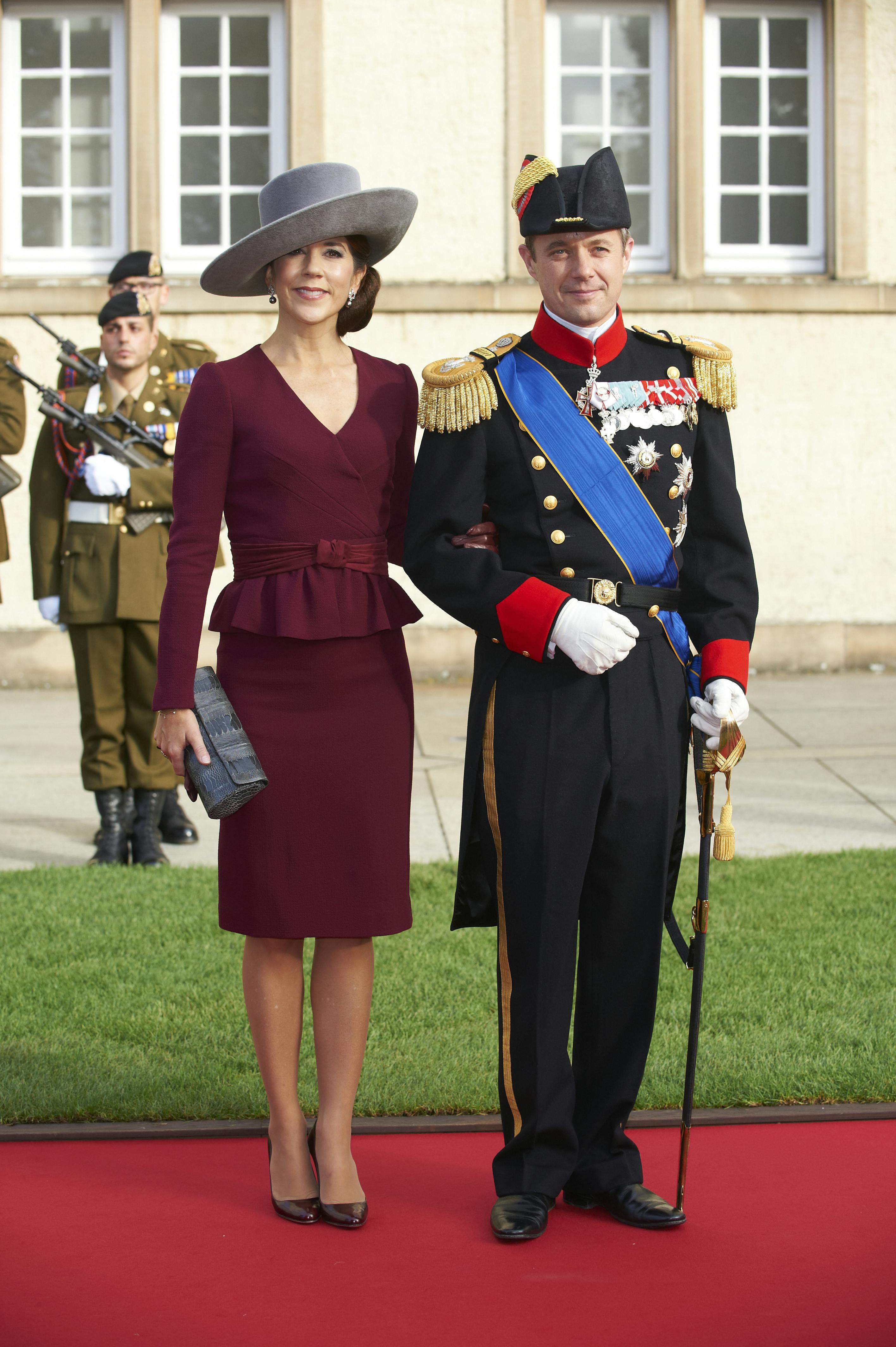 Wedding of HRH Guillaume og Countess Stéphanie de Lannoy, Luxemborg, PoolReligious wedding, Cathedrale Notre-Dame, Luxembourg. October 20, 2012 Crown Prince Frederik and Crown Princess Mary Code: 03660LLPhoto: Lars Laursen/All Over Press Denmark