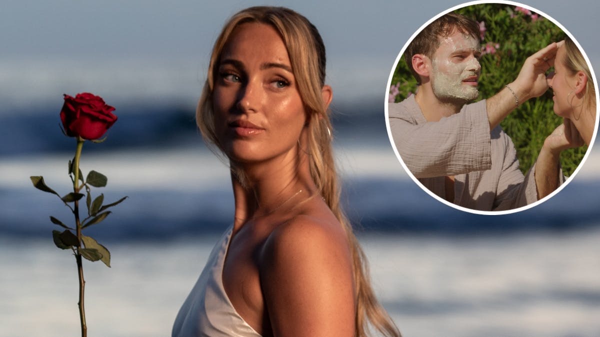 Mai samt Frederik og Mai på drømmedate i "Bachelorette"