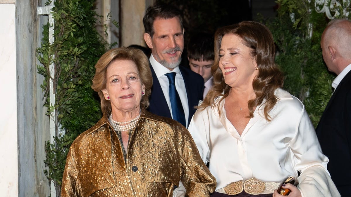 Dronning Anne-Marie, Alexia De Grèce og Pavlos De Grèce.&nbsp;