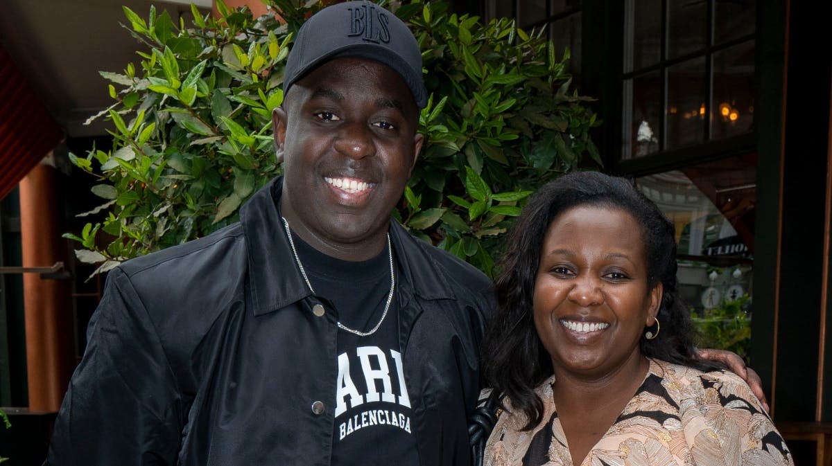 Melvin Kakooza og Carolyne Kaddu Rasmussen