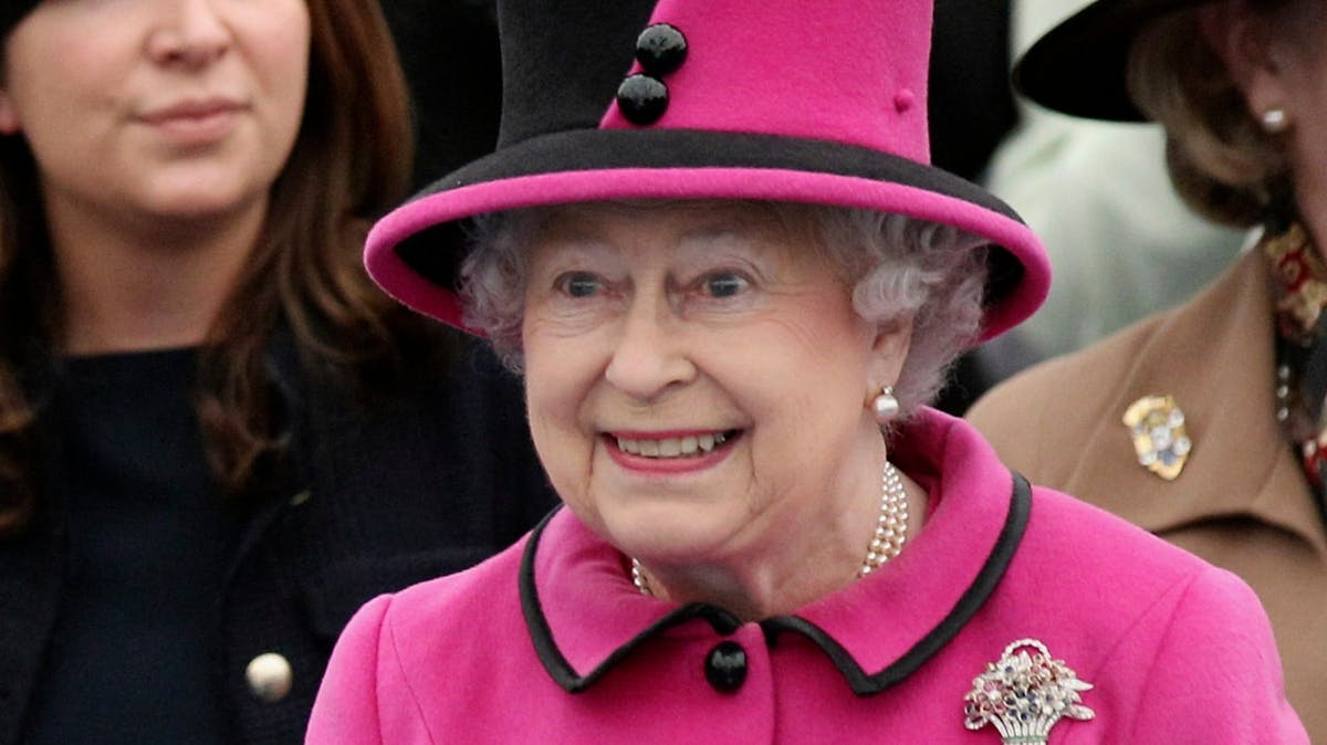 Dronning Elizabeth.