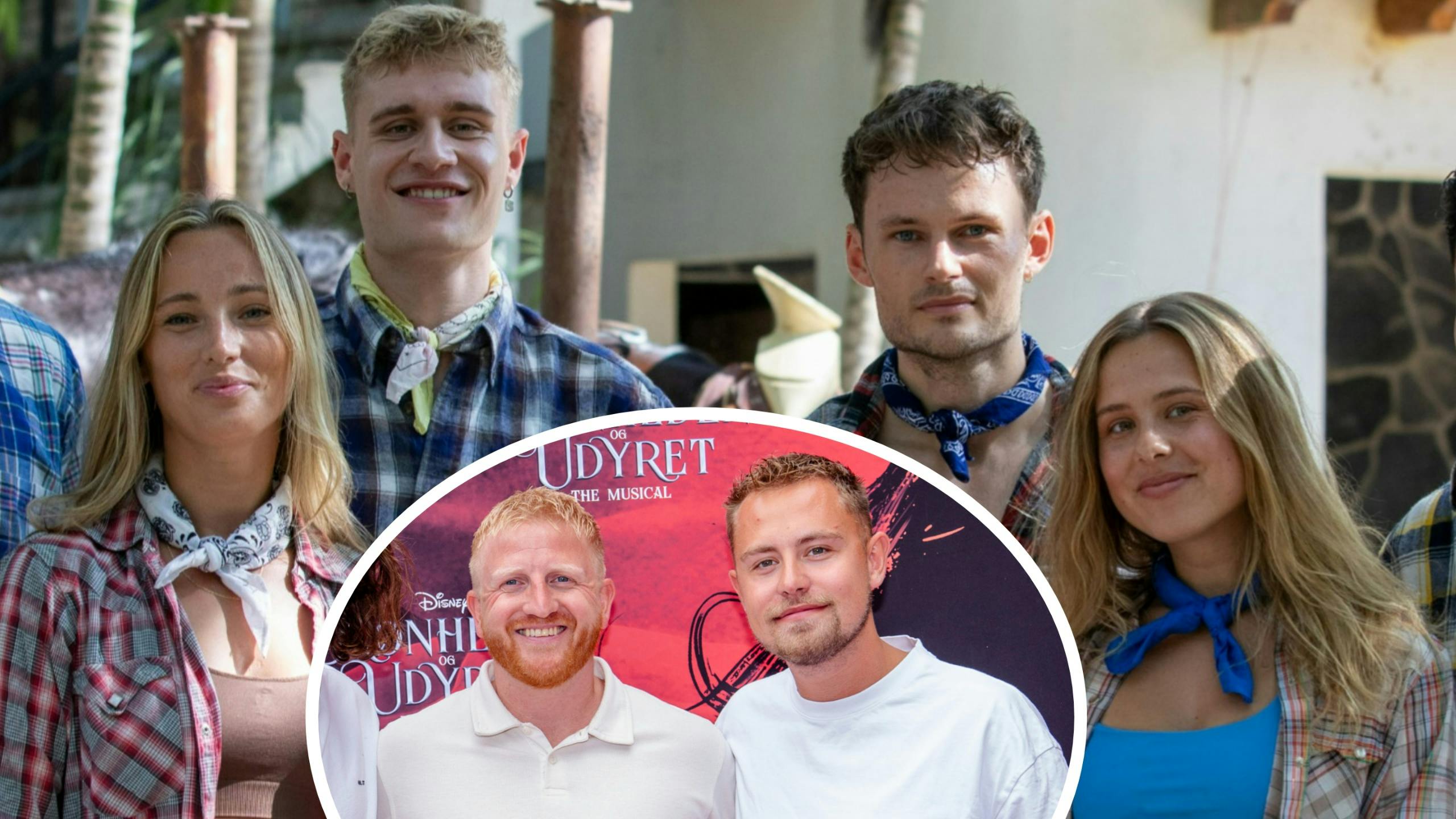 Mai og Emma med Alexander og Frederik samt Mads og Morten.