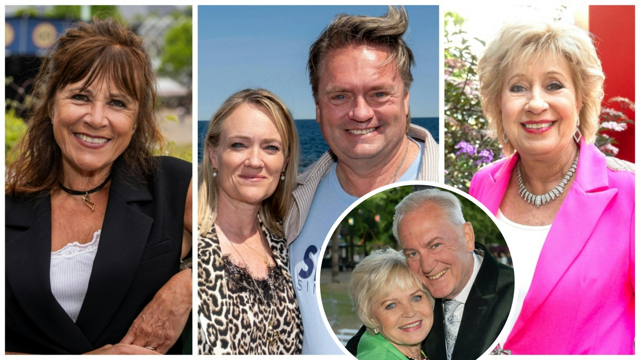 Kirsten Siggaard, Johnny Hansen og fru Gitte, Birthe Kjær samt Keld og Hilda Heick.