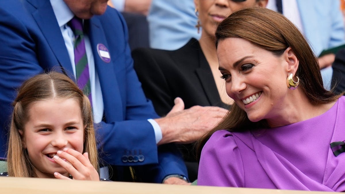 Prinsesse Charlotte og prinsesse Catherine.