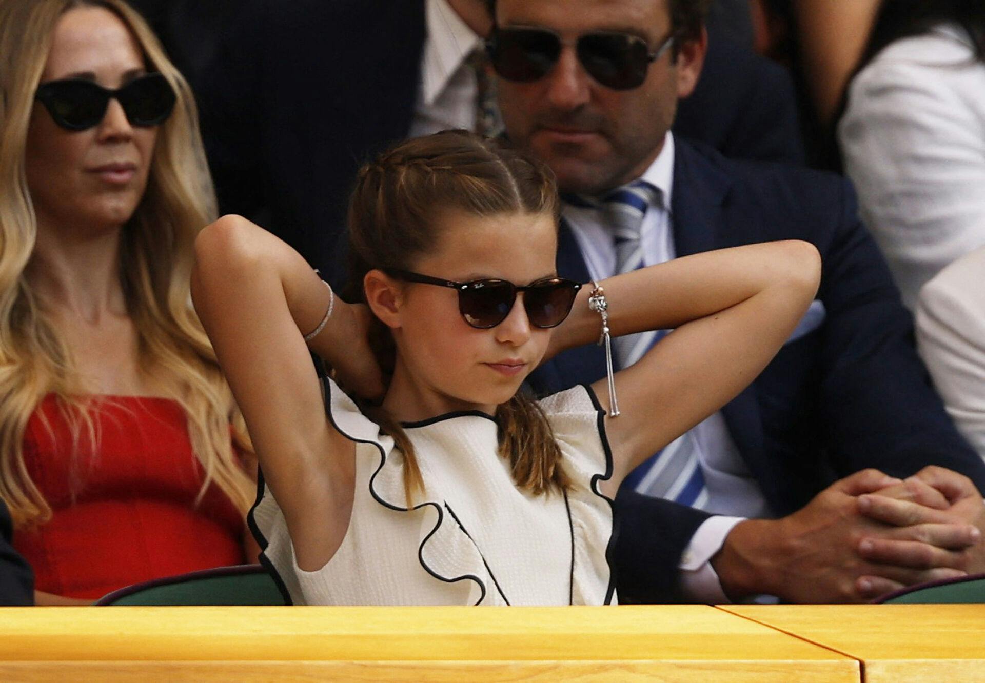 Prinsesse Charlotte til Wimbledon.