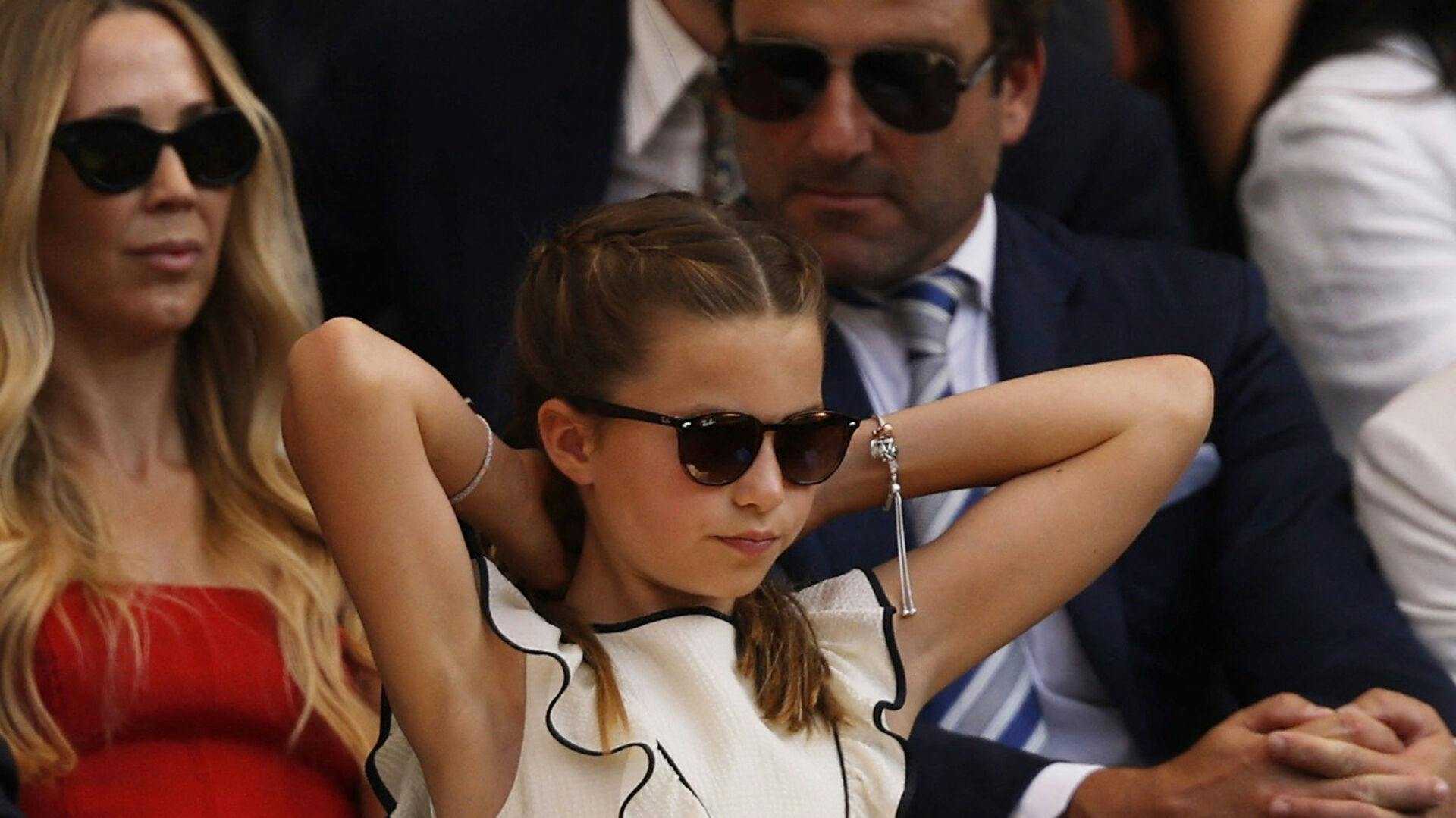 Prinsesse Charlotte til Wimbledon.