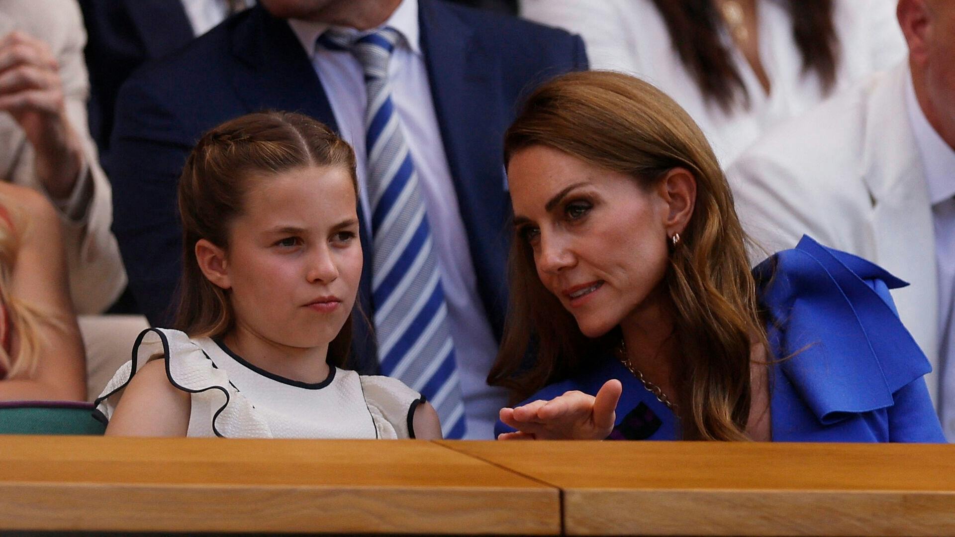 Prinsesse Charlotte og prinsesse Kate.